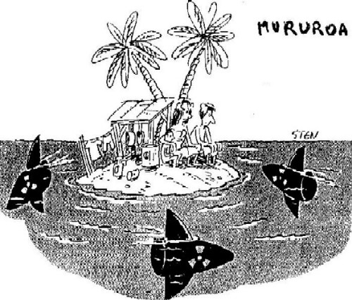 Moruroa: une île paradisiaque