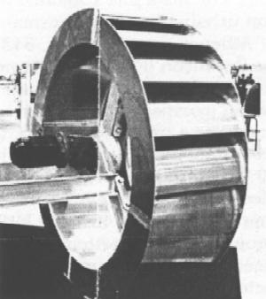 roue hydraulique en acier inoxydable (Tegerfelden, Suisse)