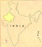 localisation du Rajasthan